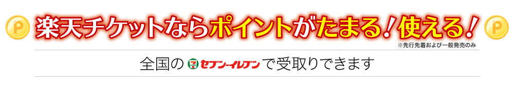 楽天でチケットを買うとポイントがたまる!