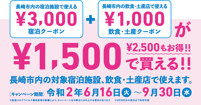 お得に泊まって 長崎市観光キャンペーン