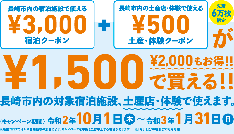 第2弾お得に泊まって長崎市観光キャンペーン