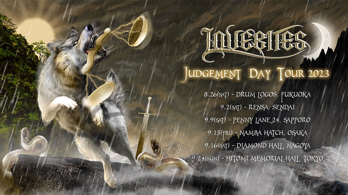 LOVEBITES｜JUDGEMENT DAY TOUR 2023 – チケット情報・販売・購入