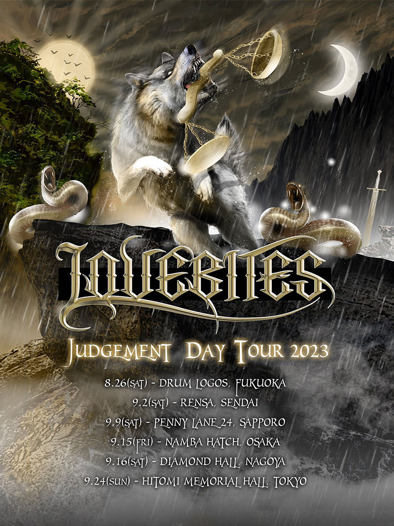 LOVEBITES｜JUDGEMENT DAY TOUR 2023 – チケット情報・販売・購入