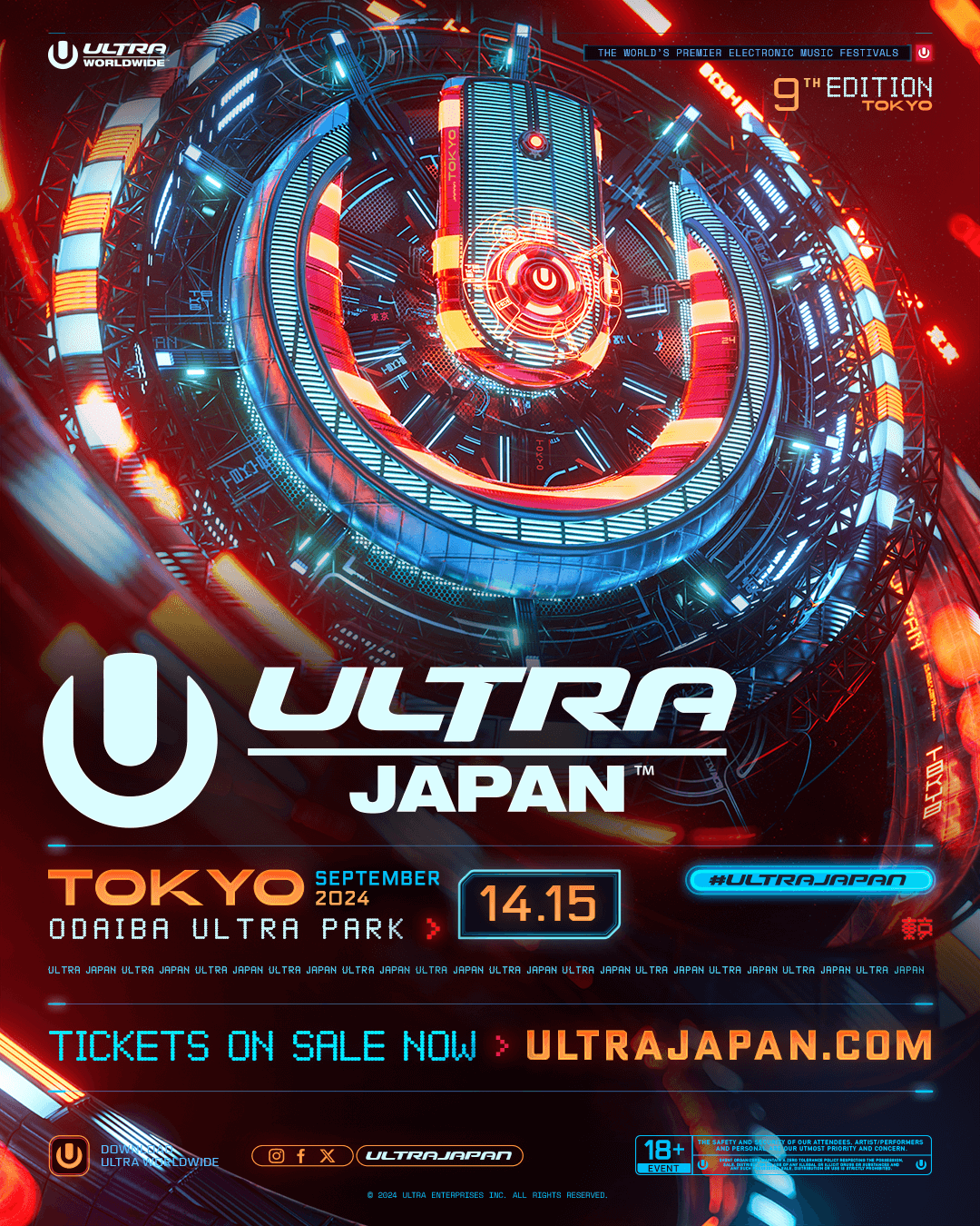 ULTRA JAPAN TOKYO SEPTEMBER 2024
